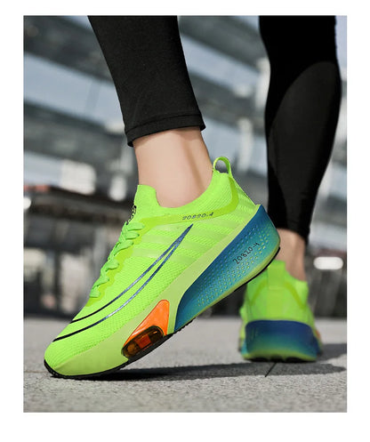 Breathable Sneakers for Marathon Training Cushioned Insole Nonslip Grip
