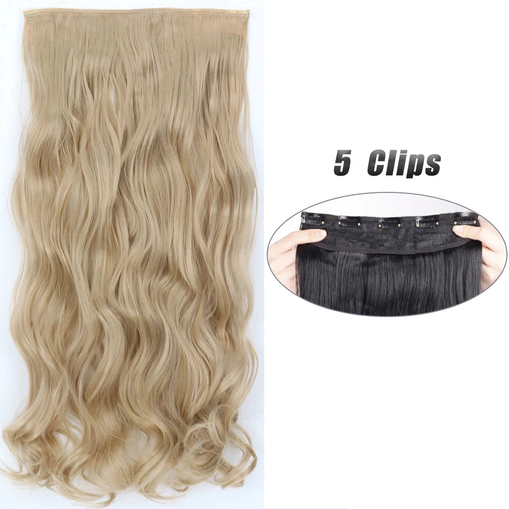 Voluminous Clip-In Hair Extensions 80cm For Fuller Long Hair Look