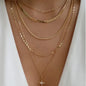 Layered Heart Pendant Necklace with Crystal Bead Detailing for Everyday Sparkle and Delicate Shine