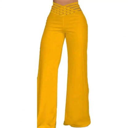 Gorgeous Wide Leg Straight Pants — High Waist Flared Pants for Women