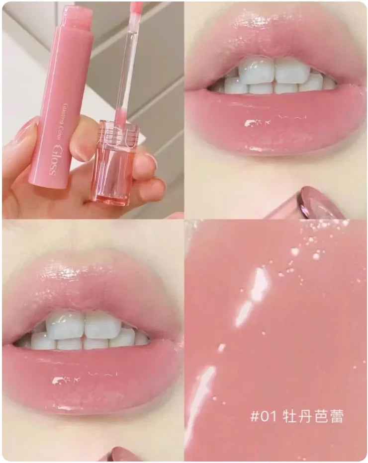 Hydrating Korean Lip Gloss with soft Shine for Mirror-Like Finish