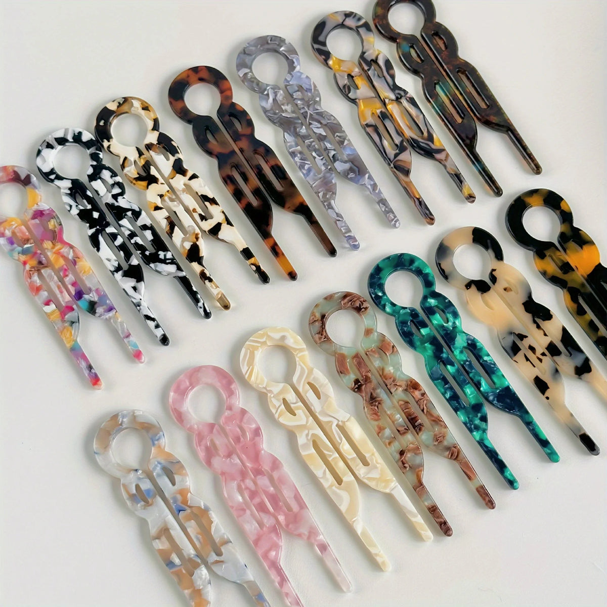 Hairpin U-shape hair fork for secure bridal updos steel