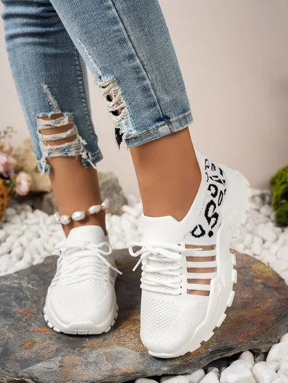 shoes woman 2025 [Leopard print sneakers] lightweight and breathable women's casual sneakers.women's shoes sale shoes