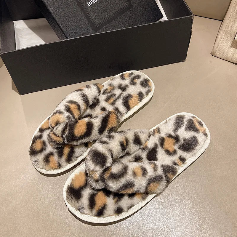 Luxe Studio Plush Faux Fur Slippers  | Merch Gone Viral.