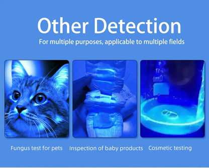Skin Analyzer Skin Examination Beauty Test Medical Wood's Lamp Dermoscope Medical Woods Lamp Skin Analysis Vitiligo Detector