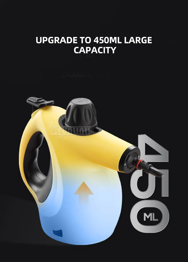 Powerful Steam Cleaning Machine 450ml Water Tank with Adjustable Nozzle