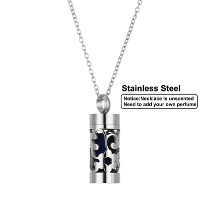 Women’s Stainless Steel Aromatherapy Diffuser Necklace For Essential Oils