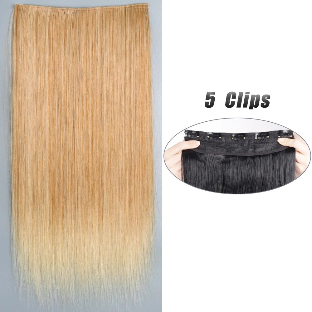 Voluminous Clip-In Hair Extensions 80cm For Fuller Long Hair Look