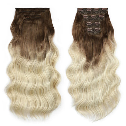 Voluminous Clip-In Hair Extensions 22 Inch Set for Length and Volume