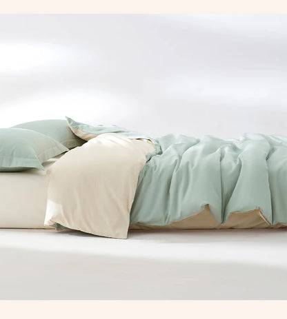 Soft Cotton Bedding Set with 800 Thread Count Duvet Cover and Sheets