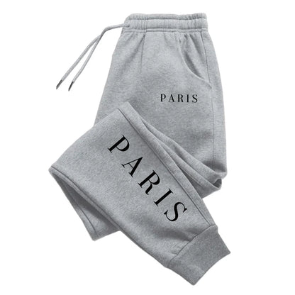 Paris Stretch Joggers for Women with Wide Waistband and Side Pockets
