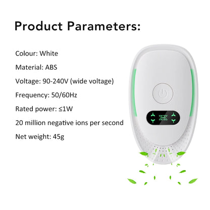 Air Purifier with Odor Removing Ion Generator