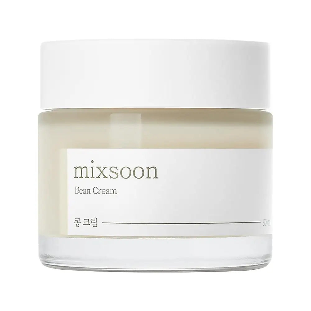 Korean Bean Cream Hydrating Skin Care Set With Centella Cleanser And Spf50 Sunscreen Featuring Soy Extract