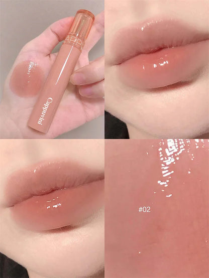 Hydrating Lip Gloss with Glassy Shine for Everyday Wear Rich Color