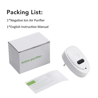 Air Purifier with Odor Removing Ion Generator