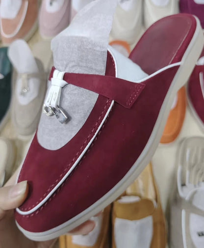 Unisex Fashion Suede Leather Flat Loafers 2023 Summer Casual Comfortable Moccasins for Driving High Quality Suede Leather Loafer