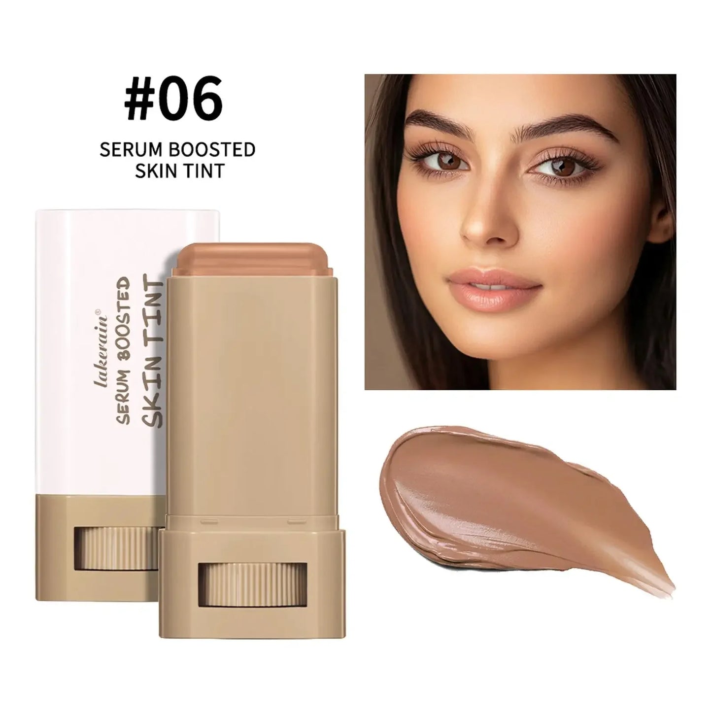 Hydrating Stick Foundation with Satin Finish Bronze Coverage