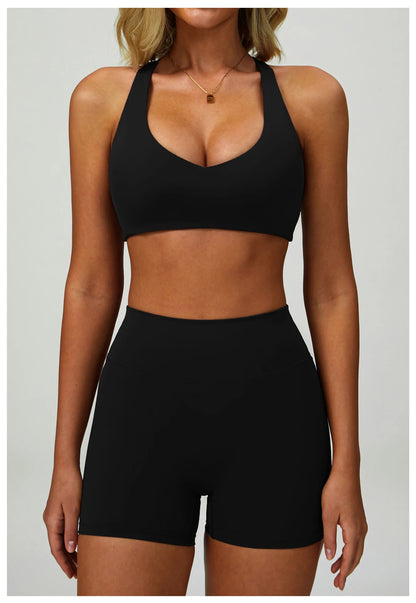 2-3PCS Yoga Suit Women Tracksuit Sports Bra High Waist Leggings Shorts Outfit Gym Set Fitness Push Up FITNESS REVOLUTION