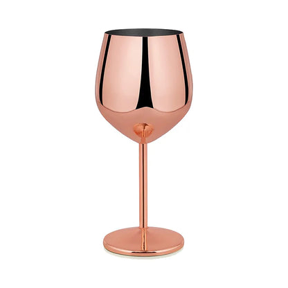 500ml Stainless Steel Wine Glass Goblet Sets Durable Metal Cup for Red Wine Champagne Bar Party Kitchen Goblets Drinking Utensils