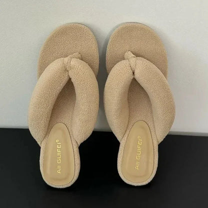 Comfort Soft Wedges Slippers Women Summer Sexy Clip Toe Flip Flops Fashion Non-slip Vacation Beach Slide Sandals Sandalias Mujer