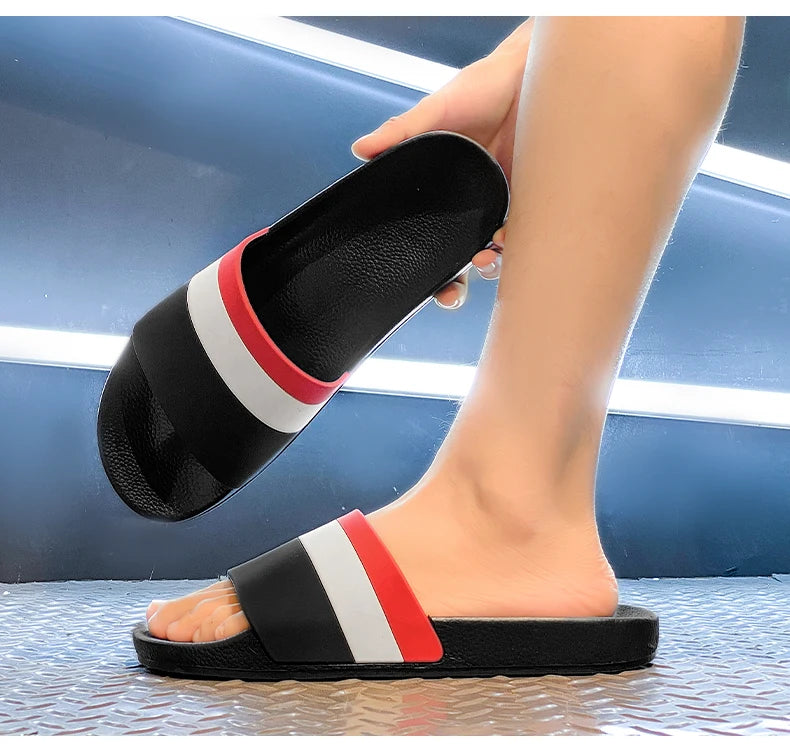 Non-Slip Slippers for Men and Women with Cushioned Comfort Beach Ready