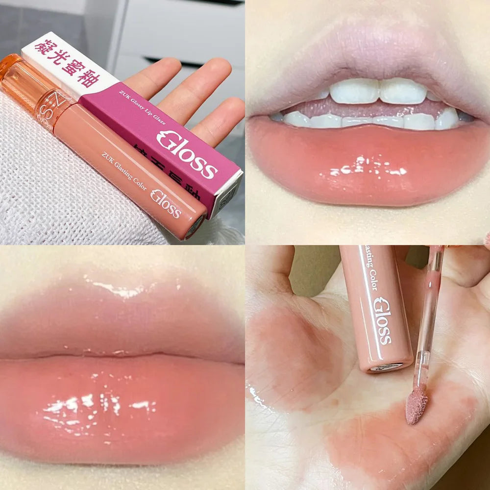 Hydrating Lip Gloss with Glassy Water Shine for Plump Lips