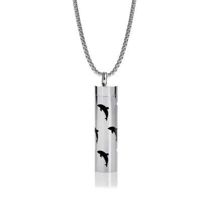 Women’s Aromatherapy Diffuser Necklace 316L Stainless Steel Locket