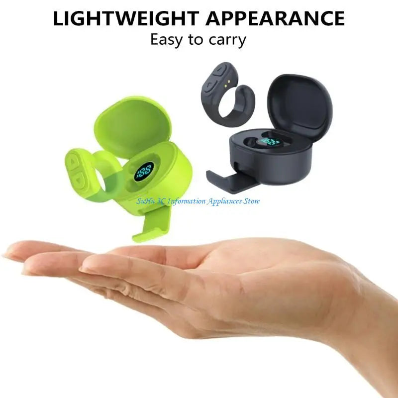 Bluetooth Selfie Ring Fingertip Remote Controller for Smartphones