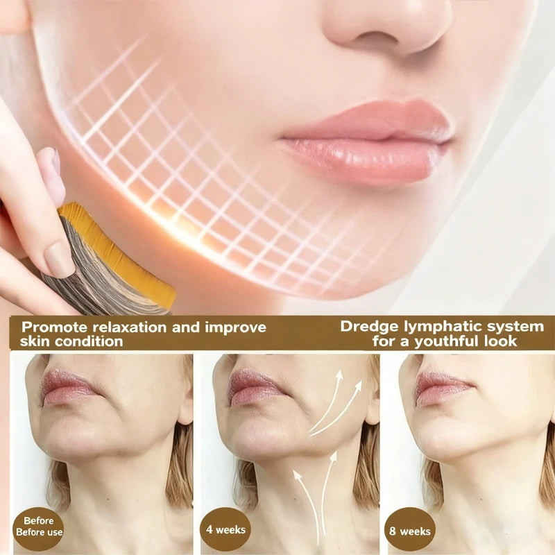 Lymphatic Facial Brush for Dry Skin Massage and Contouring