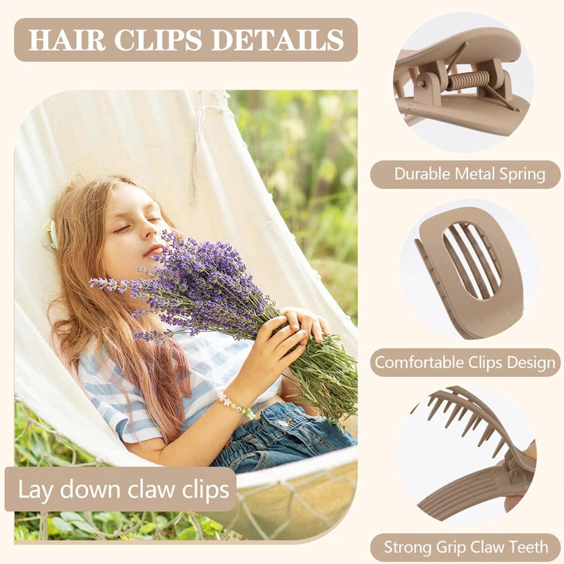Leopard Claw Clip with Spoon Shape for Secure Hold and Smooth Glide