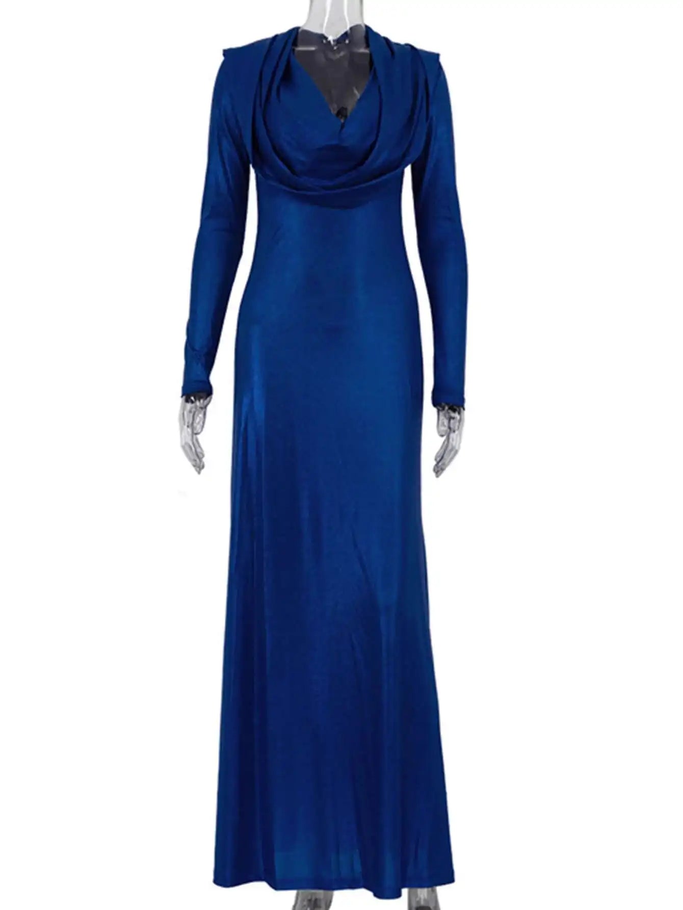 Classic Dress White Maxi Knit Silhouette for Sculpting Evening Wear