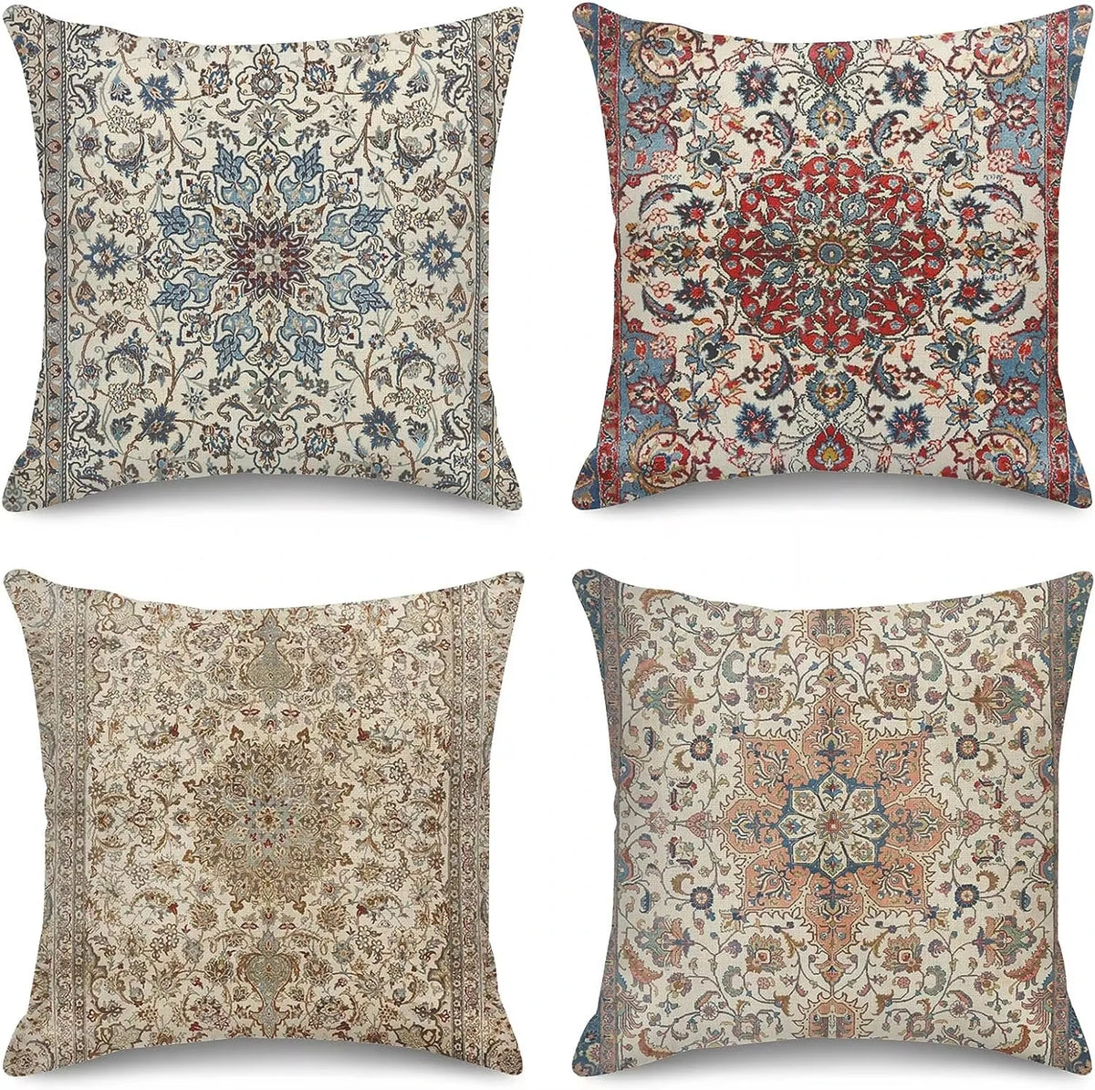 Mandala pattern throw pillow cover for sofa and bed