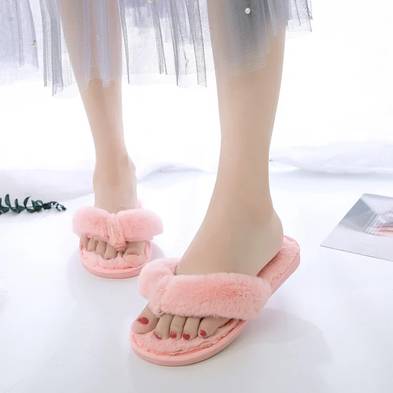 Luxe Studio Plush Faux Fur Slippers  | Merch Gone Viral.