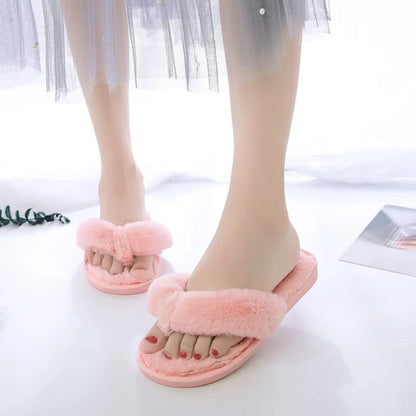 Luxe Studio Plush Faux Fur Slippers  | Merch Gone Viral.