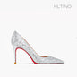 Couture Luxury Red Bottom Glitter Heels | Merch Gone Viral.
