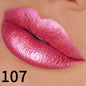 19 colors glitter lipstick hydrating red pink sparkling shine lip color highly pigmented lip tints metallic finish lip makeup