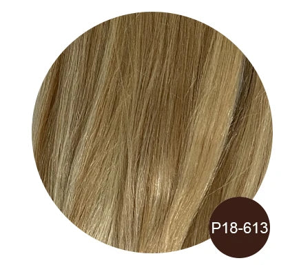 Clip In Hair Extensions 7 Pieces Human Hair 22inch #99J Burgundy Red For Bold & Vibrant Style