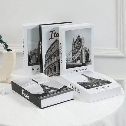 Modern Simulation Books Decorations - Luxury Coffee Table Ornaments for Living Room Study