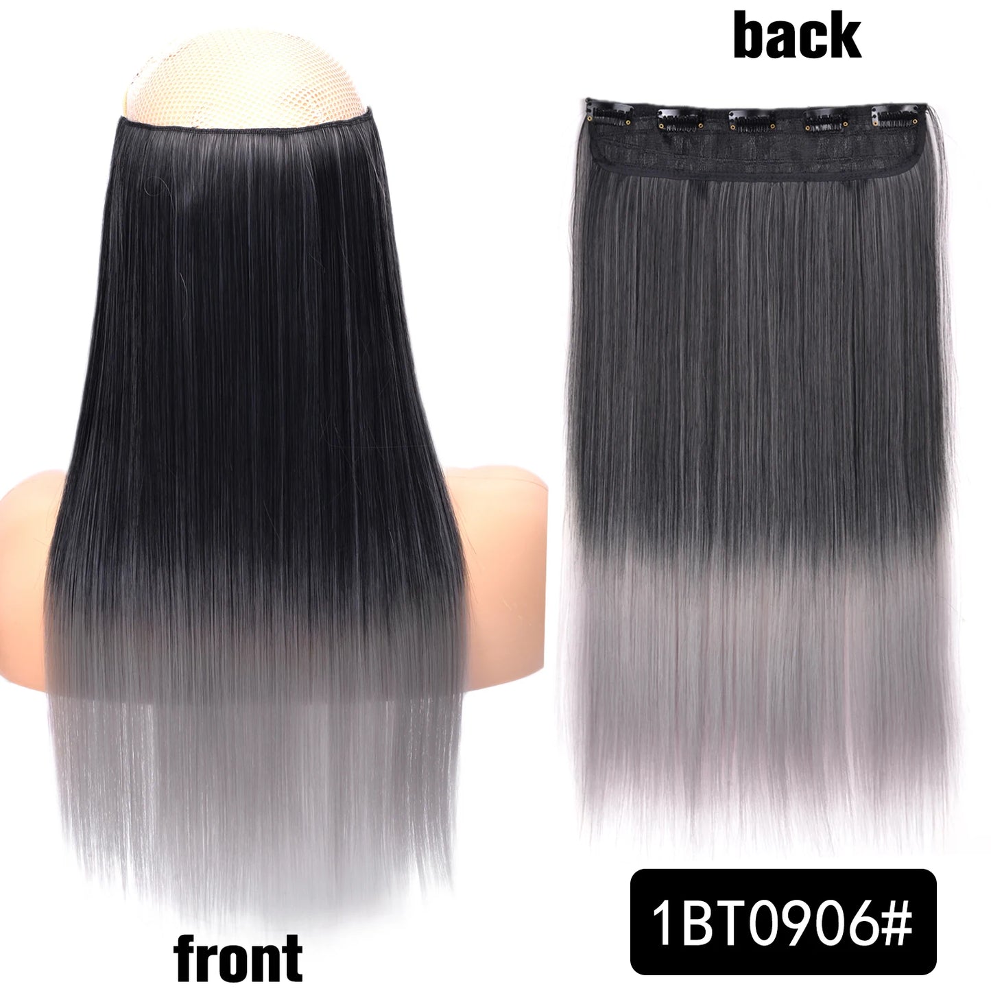 Long Clip In Hair Extensions for Length and Volume 22 Inch