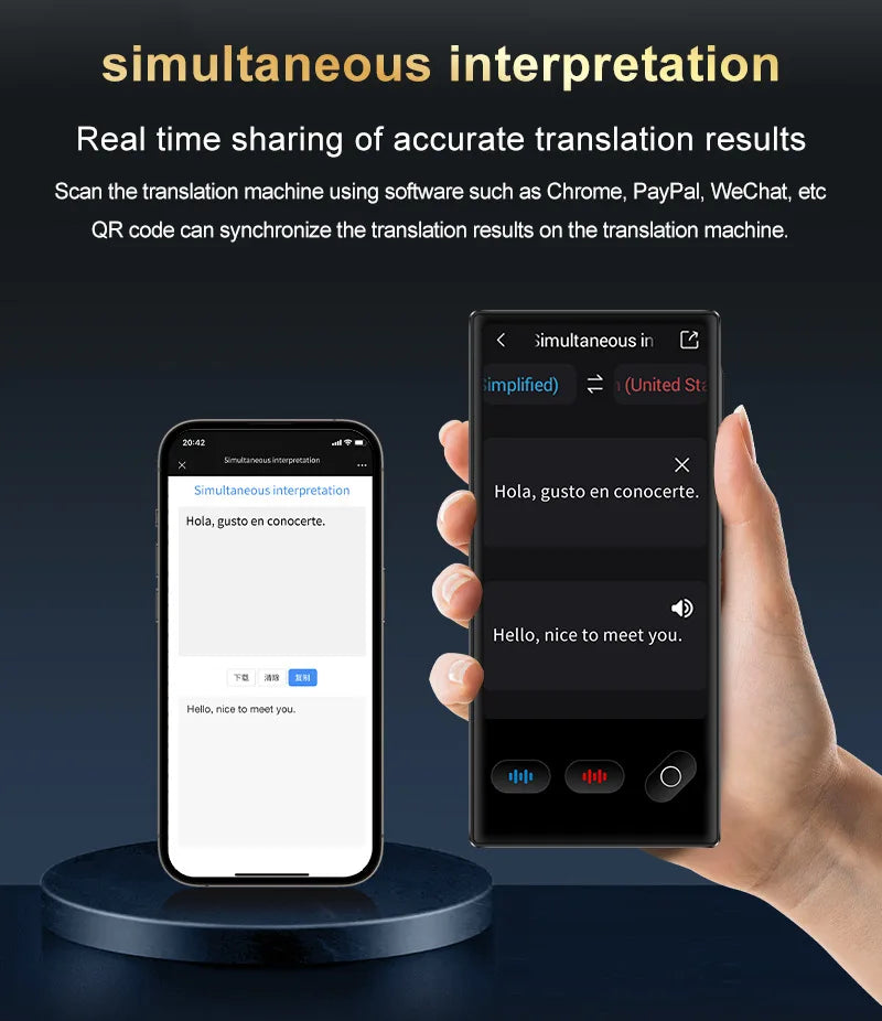 Portable Real Time Voice Translator For Travel 12 Offline Languages