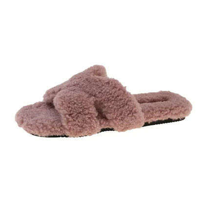 Soft Slippers with Faux Fur Lining for All Day Indoor Outdoor Warmth