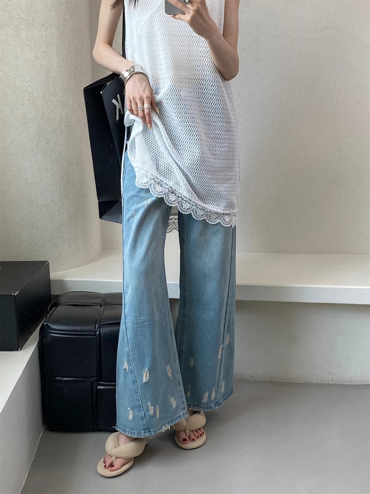 Bailamos 2025 Summer Women Slipper Fashion Narrow Band Ladies Slip On Flip Flop Low Wedge Heel Outdoor Dress Slides Mujer