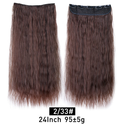 Long Clip In Hair Extensions for Length and Volume 22 Inch