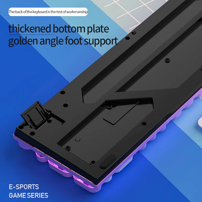 Mechanical typewriter keyboard underside featuring a thickened bottom plate and angled foot supports