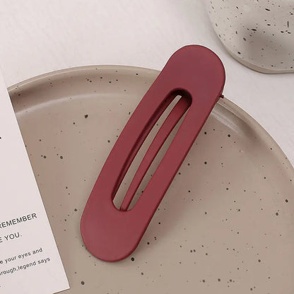 Matte Hair Clips for Bangs and Flyaway Control Gentle Grip Daily Wear