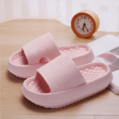 Unisex Thick Platform Cloud Slippers Soft Sole Pillow Slides Summer Beach Flip Flops Non Slip Bathroom Home CLOUD LUXURY