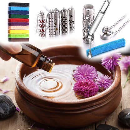 Women’s Aromatherapy Diffuser Necklace 316L Stainless Steel Locket