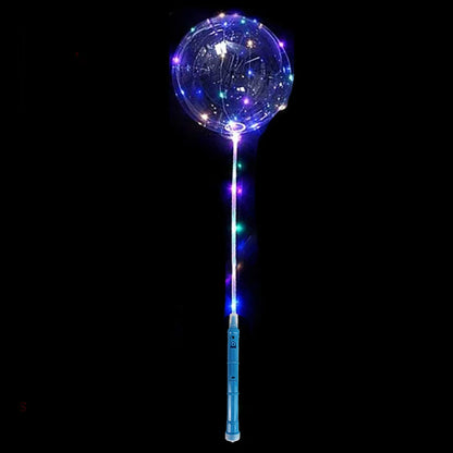 LED Light Up Bobo Balloons With Flashing Handles Party Decoration