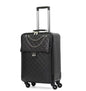 20"24"28" INCH Women Leather Trolley Rolling Luggage Check In Cabin Spinner Suitcase On Wheels