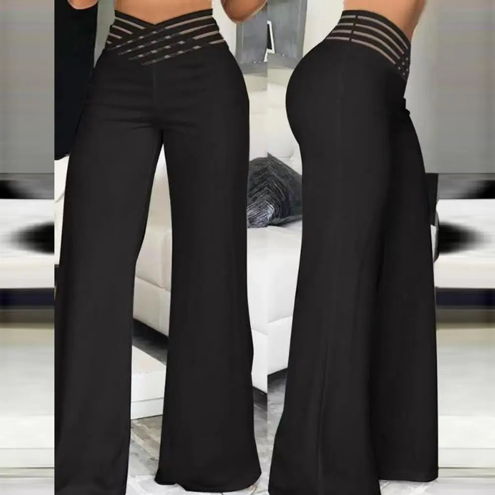 Gorgeous Wide Leg Straight Pants — High Waist Flared Pants for Women